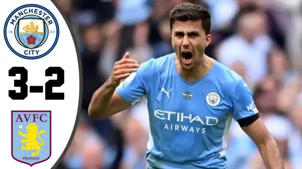 Manchester City vs Aston Villa 3 - 2 (Premier League 2022 Goals & Highlights)