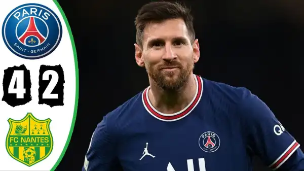 PSG vs Nantes 4 - 2 (Ligue 1 2023 Goals & Highlights)