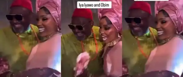 “Love Wan Tintin!” – Iyabo Ojo and Boo, Paulo Okoye, Serve Couple Goals at Priscilla’s Star-Studded Wedding