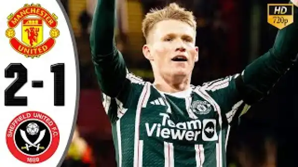 Sheffield United vs Manchester United 1 - 2 (Premier League Goals & Highlights)