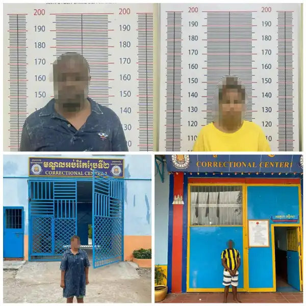 Nigerian Man And His Wife Arrested For Romance Scam In Cambodia