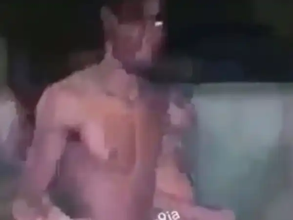 Nigerians Shocked After Couple Were Spotted Walking Unclad In VIctoria Garden City, Lagos