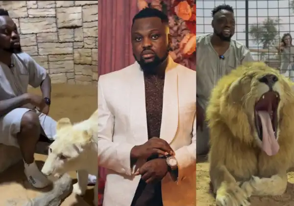 Netizens React As Egungun Of Lagos Visits Zoo In Dubai