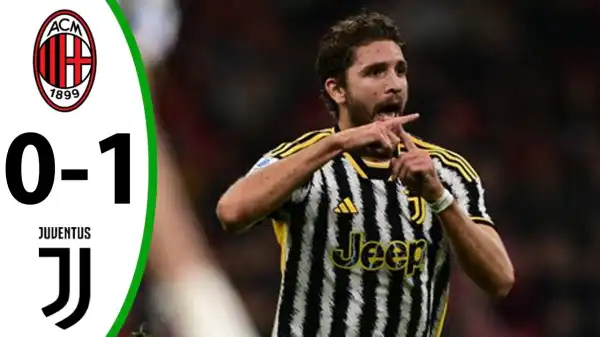 AC Milan vs Juventus 0 - 1 (Serie A Goals & Highlights)