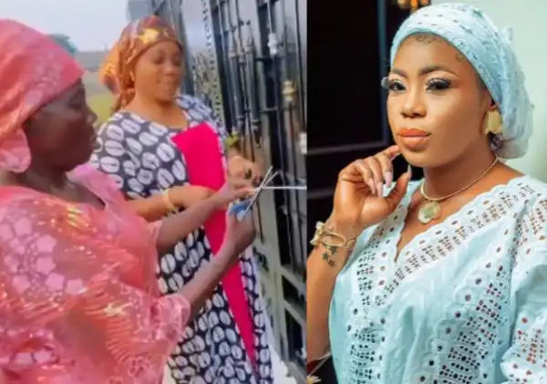 Actress Kudirat Ogunro Surprises Mother With A New House