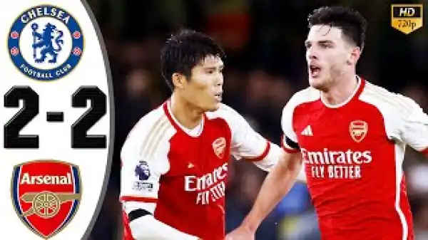 Chelsea vs Arsenal 2 - 2 (Premier League Goals & Highlights)