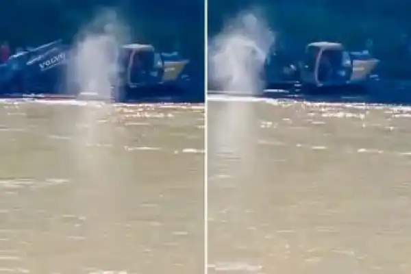 Woman releases photos claiming she saw a man