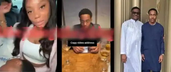 Romantic Video of FCT Minister’s Son Joaquin Wike and UK-Based Girlfriend Tenisola Surfaces