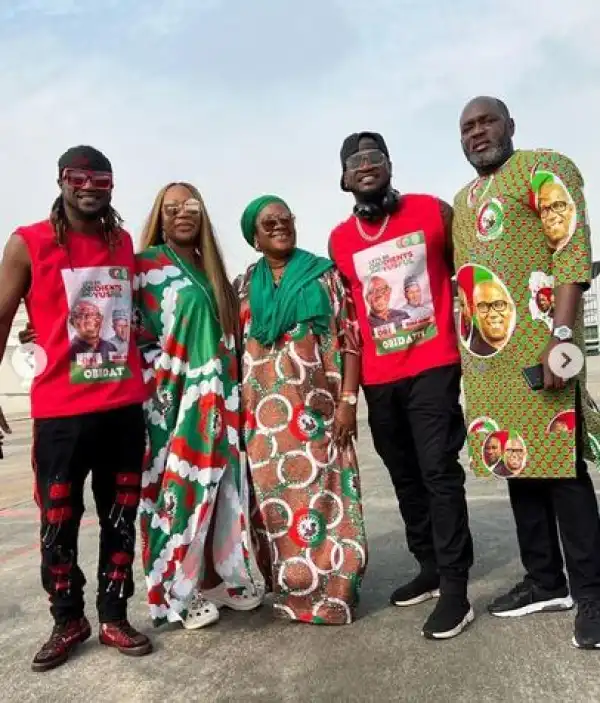 2023 Elections: Peter Obi, P-square Arrive Portharcourt For Presidential Rally