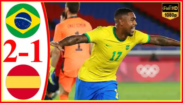 Brazil vs Spain 2 − 1 AET (Olympic 2020 Goals & Highlights)