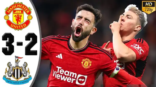 Manchester United vs Newcastle 3 - 2 (Premier League 2024 Goals & Highlights)