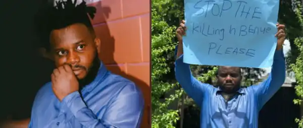 Man Slams Sabinus’ Outfit Amid Protest Against Benue Massacre