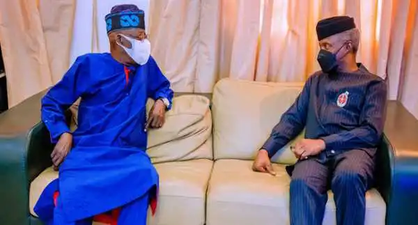 Osinbajo Meets With Tinubu In Abuja