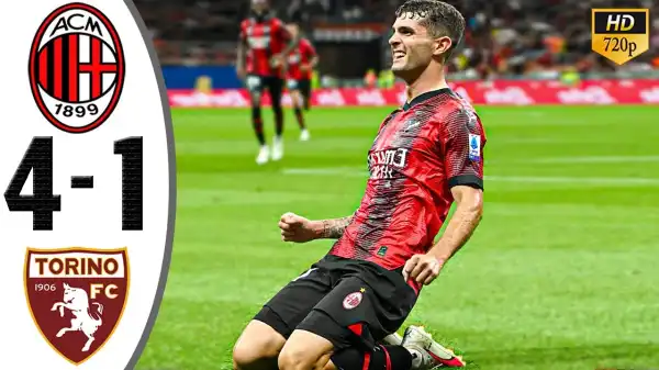 AC Milan vs Torino 4 - 1 (Serie A Goals & Highlights)