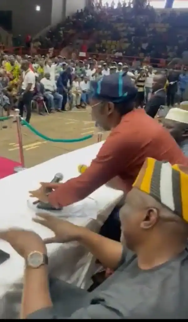 Femi Gbajabiamila Dance To Buga Song At A Constituency Meeting In Surulere