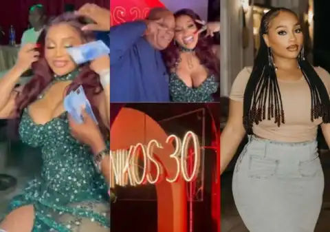 Eyebrows raised as Davido’s cousin Nikos Adeleke celebrates 30th birthday