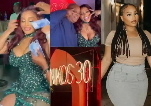 Eyebrows raised as Davido’s cousin Nikos Adeleke celebrates 30th birthday
