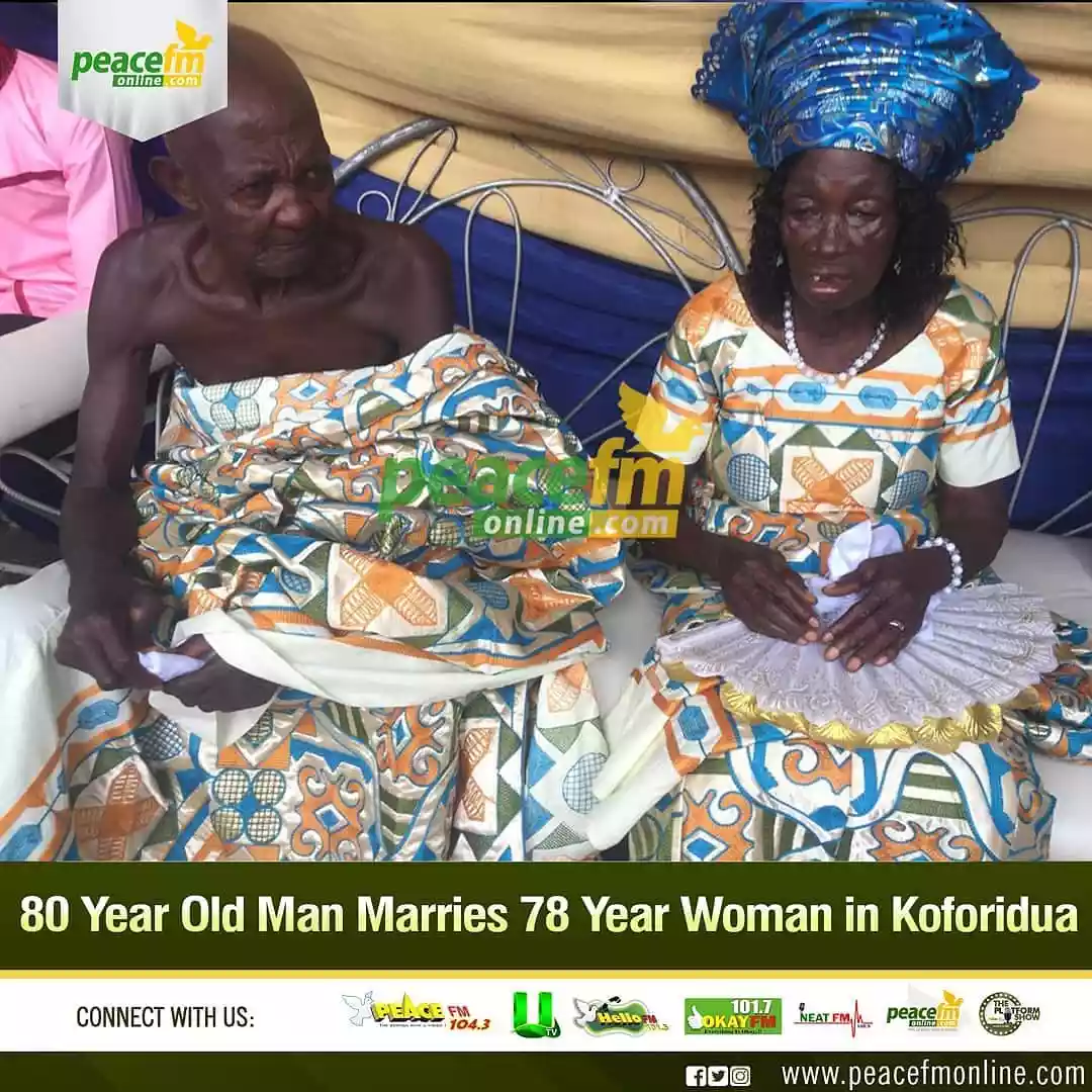 80-year-old man marries 78-year-old girlfriend after dating for 25 years