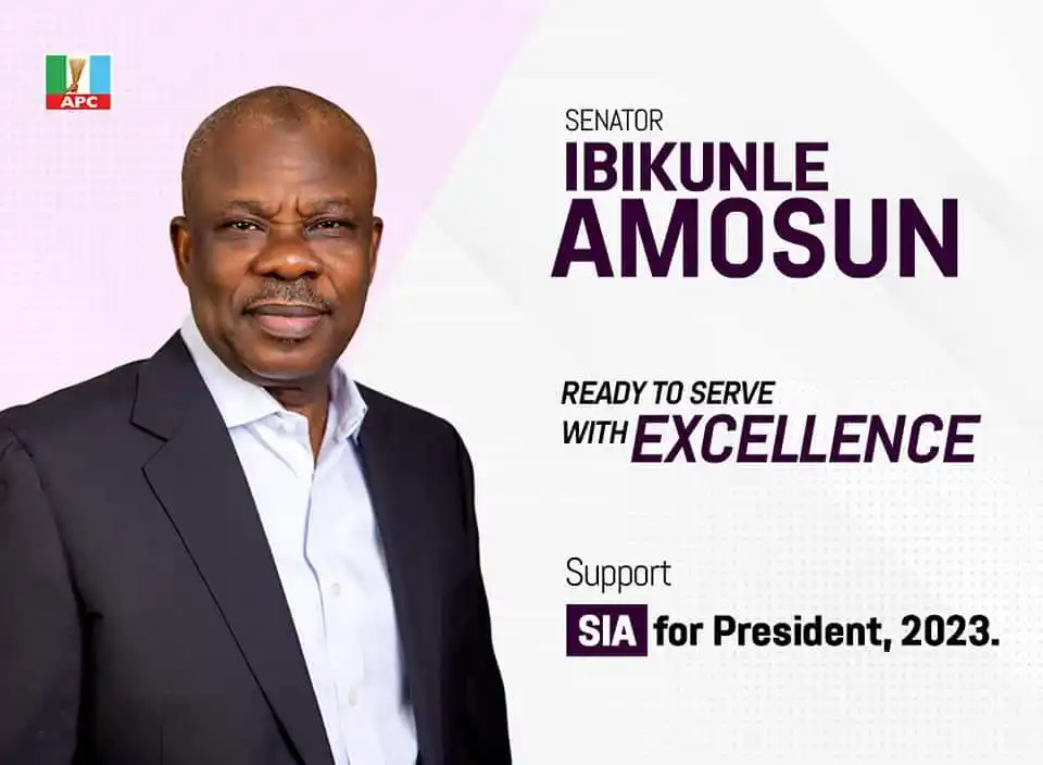 Senator Ibikunle Amosun To Declare For President Tomorrow