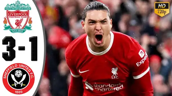 Liverpool vs Sheffield United 3 - 1 (Premier League 2024 Goals & Highlights)