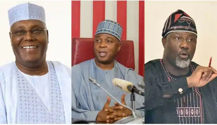 SENSE OR OKOTO?? Probe Atiku, Saraki, Dino Melaye Over Links With Hushpuppi – APC Tells EFCC