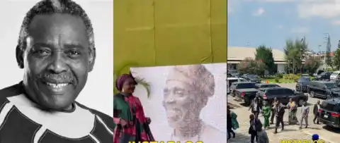 Olu Jacobs’ Funeral: Nollywood Stars, Dignitaries Gather To Pay Final Tribute In Lagos