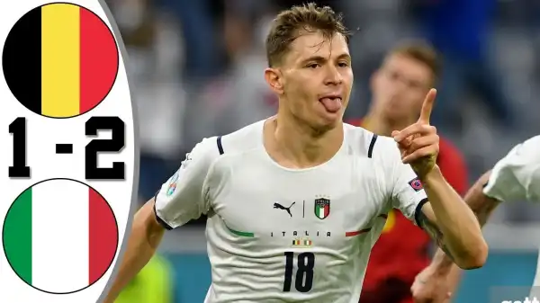 Belgium vs Italy 1 - 2 (EURO 2020 Goals & Highlights)