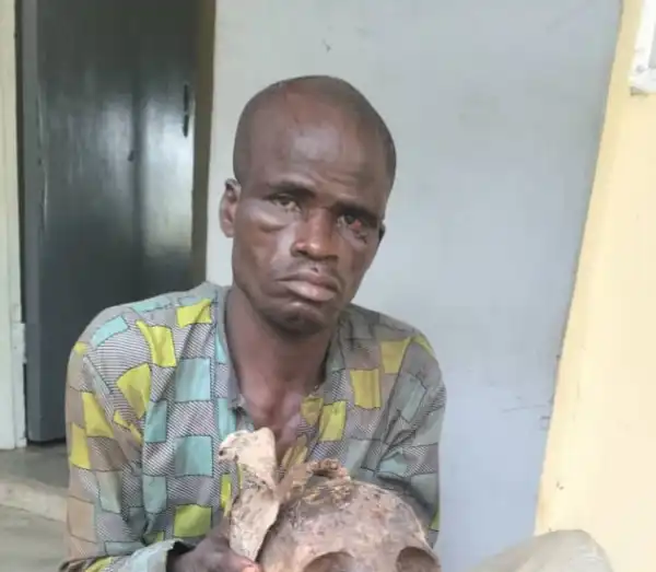 So-Safe Corps apprehends ex-convict with human skull in Ogun