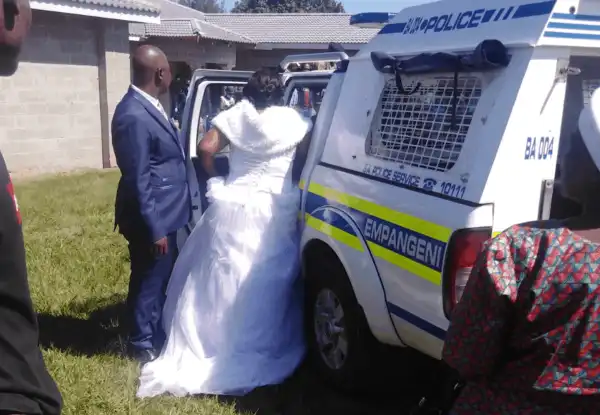 Bride, groom, priest and over 40 guests arrested for violating total lockdown order in South Africa (Photos/videos)