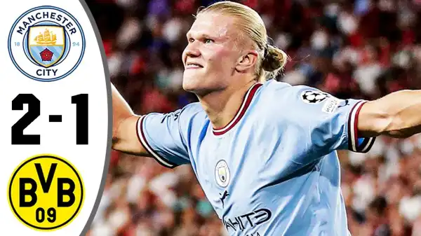 Manchester City vs Borussia Dortmund 2 - 1 (Champions League 2022 Goals & Highlights)