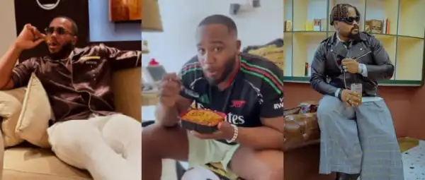 Kiddwaya Gifts Whitemoney $20K After Tasting His Restaurant’s Jollof Rice