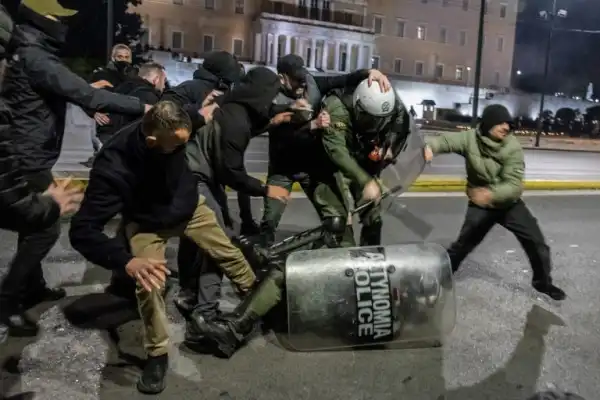 Police, protesters clash at rail disaster rally in Athens