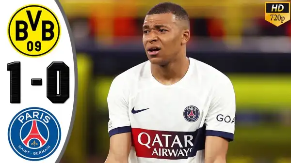 Dortmund vs PSG 1 - 0 (Champions League 2024 Goals & Highlights)