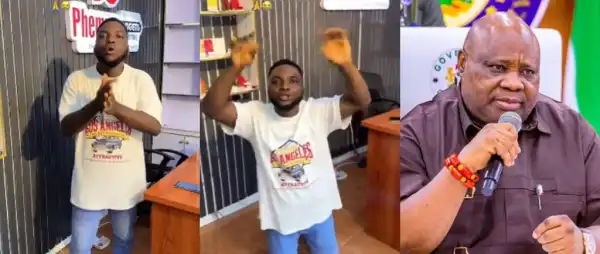 Phone Vendor Thanks Governor Adeleke After Receiving ₦20m Following Shop Robbery
