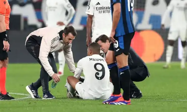 Real Madrid give injury update on Mbappe