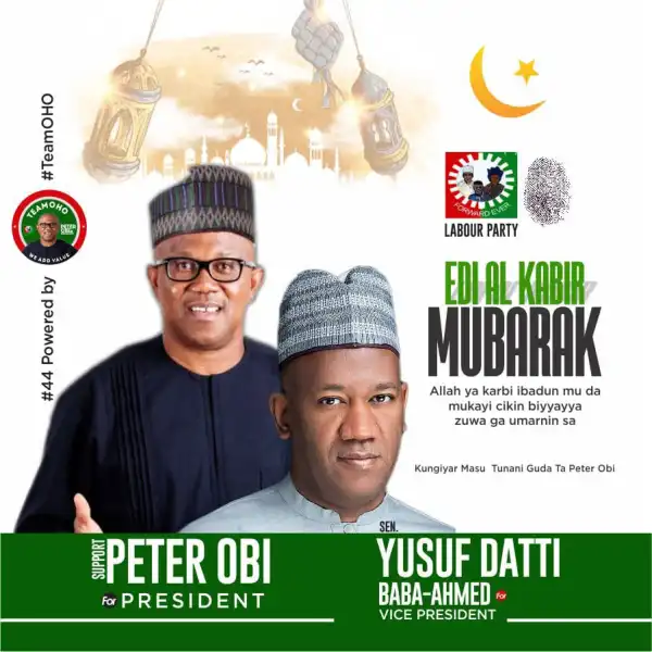 Eid El Kabir: Obi Felicitates With Muslim Faithful