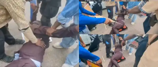 “Sowore Don Faint Ooo!” -Tension as Protest Leader Is Rushed From Abuja Demonstration