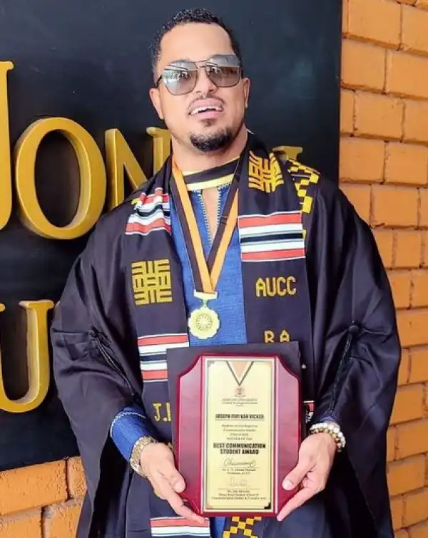 Van Vicker Finally Graduates With First Class Honours 24 years After His Mates Got Admission