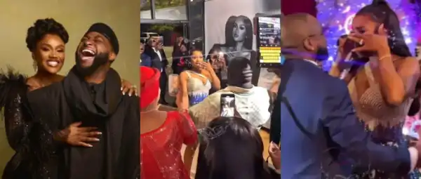 Moment Chioma Burst Into Happy Tears As She Walked Into Her Surprise Party