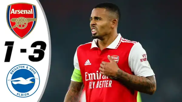Arsenal vs Brighton 1 - 3 (EFL 2022 Goals & Highlights)