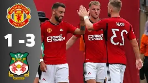 Manchester United vs Wrexham 1 - 3 (Pre-season Goals & Highlights)
