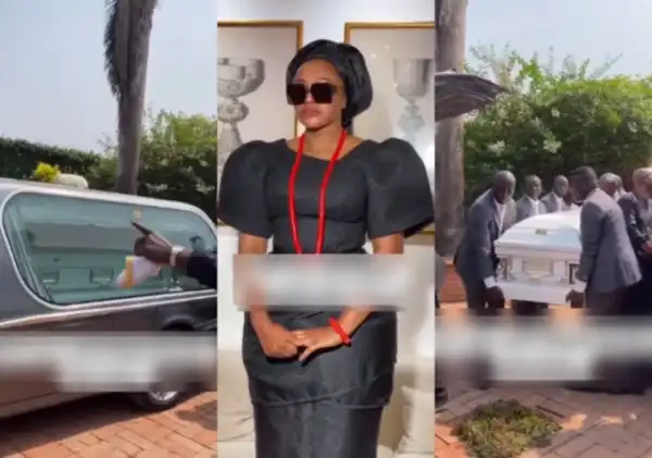 Mabel Makun Lays Her Mother to Rest in an Emotional Ceremony