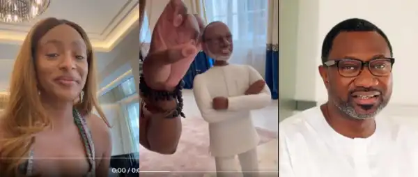 DJ Cuppy Sparks Buzz Online As She Plays With Toy Version Of Her Dad