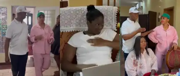 Regina Daniels And Hubby Treat Constituents And Annie’s Daughter To Lavish Meal