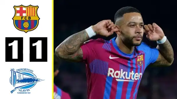 Barcelona vs Alaves  1 - 1 (LaLiga 2021 Goals & Highlights)