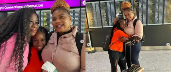Laide Bakare Shares Special Moments With Sophia Momodu And Imade In UK