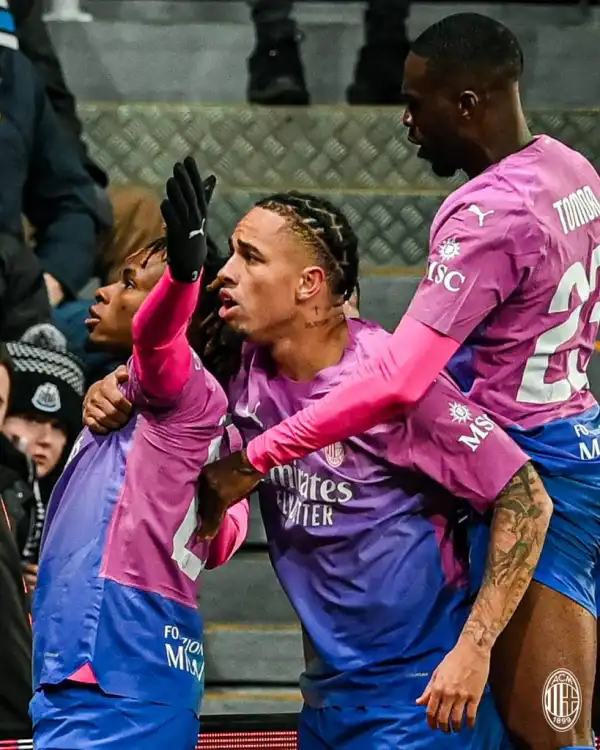 UCL: AC Milan hail ‘Naija Stars’ after win at Newcastle United