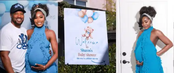 Actress Sharon Ooja Shares Photos From Elegant Baby Shower Celebration