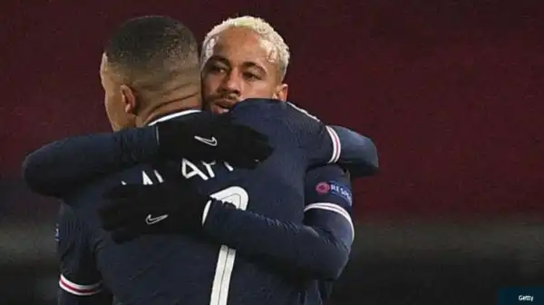 PSG Boss Tuchel Praises Neymar For giving Mbappe Penalty To End Drought