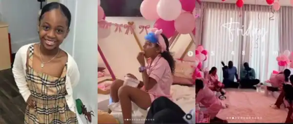 Davido’s Daughter Hailey Celebrates Her 8th Birthday With A Fun-Filled Pyjama Party